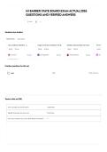 NJ BARBER STATE BOARD EXAM ACTUAL 2026 QUESTIONS AND VERIFIED ANSWERS