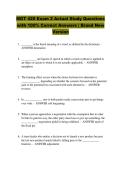MGT 420 Exam 2 Actual Study Questions &NewLine;with 100&percnt; Correct Answers &vert; Brand New &NewLine;Version
