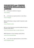 FCCS REVIEW 2026 VERIFIED&NewLine;QUESTIONS WITH ACCURATE&NewLine;ANSWERS