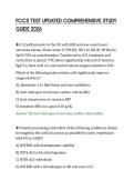 FCCS TEST UPDATED COMPREHENSIVE STUDY&NewLine;GUIDE 2026
