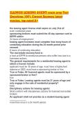 ILLINOIS LEASING AGENT exam prep Test Questions 100&percnt; Correct Answers latest version&comma; top-rated A&plus;