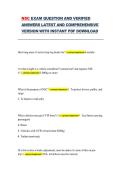 National Safety Code&lpar;NSC&rpar; Exam Questions & Answers Commercial Driver Safety & Compliance 