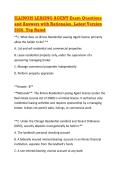 ILLINOIS LEASING AGENT Exam Questions and Answers with Rationales&comma; Latest Version 2026&comma; Top Rated  