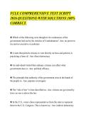 FCLE COMPREHENSIVE TEST SCRIPT&NewLine;2026 QUESTIONS WITH SOLUTIONS 100&percnt;&NewLine;CORRECT&period;
