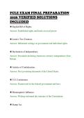 FCLE EXAM FINAL PREPARATION&NewLine;2026 VERIFIED SOLUTIONS&NewLine;INCLUDED