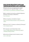 FCLE EXAM PRACTICE PACK 2026&NewLine;TESTED QUESTIONS AND ANSWERS