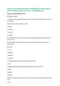 NR 509&colon; ADVANCED PHYSICAL ASSESSMENT WEEK 3 QUIZ WITH VERIFIED Q&A 2026&sol;2027 - CHAMBERLAIN