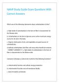 NANP Study Guide Exam Questions With Correct Answers 