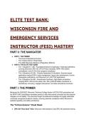 ELITE TEST BANK&colon; Wisconsin Fire and Emergency Services Instructor &lpar;FESI&rpar; Mastery &lpar;2026&sol;2027&rpar; &vert; Complete WTCS Guide