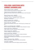 WGU D094  QUESTIONS WITH CORRECT ANSWERS 2026