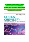 Clinical Chemistry&colon; Principles&comma; Techniques&comma; and Correlations&comma; 9th Edition &vert; Michael L&period; Bishop &colon; Comprehensive Test Bank &semi; Practice Multiple-Choice Questions & Verified Answer Guide for Exam Success
