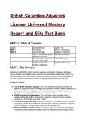 BC Insurance Adjuster License Elite Test Bank &ndash; 2026&sol;2027 Ultimate Mastery Guide &lpar;39&plus; Grandmaster Case-Study Questions & Full Solutions&rpar;