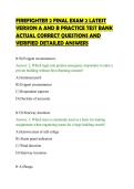 FIREFIGHTER 2 FINAL EXAM 2 LATEST&NewLine;VERSION A AND B PRACTICE TEST BANK&NewLine;ACTUAL CORRECT QUESTIONS AND&NewLine;VERIFIED DETAILED ANSWERS