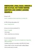 FIREFIGHTER 2 FINAL EXAM 2 VERSION A&NewLine;AND B ACTUAL TEST PAPER VERIFIED&NewLine;QUESTIONS AND CORRECT ANSWERS&NewLine;GRADED A&plus;