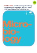 OSX Microbiology &lpar;OpenStax&rpar; by Nina Parker &ndash; Complete Test Bank with Chapter 1&ndash;26 Practice Questions and Verified Answers &vert; Latest Edition Study Resource