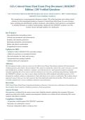 GIA Colored Stone Final Exam 2026-2027 Questions and Answers Already Graded A&plus;&period; 100&percnt; Verified Solutions &vert;&NewLine;Updated Per Latest Guidelines &vert; Graded A&plus;