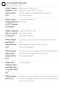 ORTHOTIC WRITTEN SIMULATION ACTUAL 2026 QUESTIONS AND 100&percnt; CORRECT ANSWERS