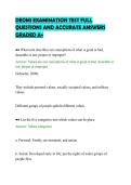 DEOMI EXAMINATION TEST FULL&NewLine;QUESTIONS AND ACCURATE ANSWERS&NewLine;GRADED A&plus;