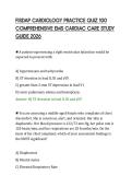 FISDAP CARDIOLOGY PRACTICE QUIZ 100&NewLine;COMPREHENSIVE EMS CARDIAC CARE STUDY&NewLine;GUIDE 2026&NewLine;
