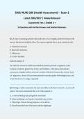 NURS 206 Health Assessment Exam 2 2026&sol;2027 &vert; Newly Released &vert; Actual Exam &vert; SDSU &vert; 50 Q&A with Detailed Rationales &vert; Guaranteed Pass - A&plus; Graded&NewLine;&NewLine;