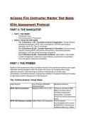 2026&sol;2027 Arizona Fire Instructor Master Test Bank &vert; Elite Assessment Protocol &lpar;NFPA 1020 & AZCFSE&rpar;