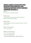 FISDAP AIRWAY EXAM UPDATED&NewLine;PRACTICE SOLUTION SET 2026&NewLine;TESTED QUESTIONS WITH VERIFIED&NewLine;ANSWERS GRADED A&plus;