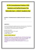 ATI RN PHARMACOLOGY ALL IN ONE EXAM PACK &vert; EXAMS &vert; FINAL EXAMS &vert; PRACTICE EXAMS &vert; COMPREHENSIVE EXAMS &vert; 100&percnt; VERIFIED Qs & Ans RATED A&plus; &vert; INSTANT PDF DOWNLOAD