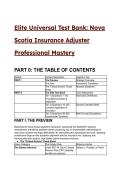 2026&sol;2027 Nova Scotia Insurance Adjuster Elite Test Bank&colon; Professional Mastery & Claims Strategy