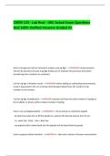 CHEM 123 - Lab final - UBC Actual Exam Questions &NewLine;And 100&percnt; Verified Answers Graded A&plus;&NewLine;