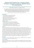 Platinum EMT Evaluation Exam - Emergency Medical&NewLine;Technician Comprehensive Evaluation - 2026&sol;2027 Edition &vert;&NewLine;250 Verified Questions