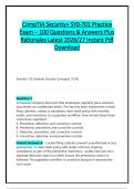 COMPTIA SECURITY EXAM PACK &vert; COMPREHENSIVE EXAM &vert; RATED A&plus; &vert; PRACTICE EXAMS &vert; FINAL EXAMS &vert; STUDY GUIDES &vert; INSTANT PDF DOWNLOAD