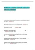 CSIA Exam Complete Questions And Correct &NewLine;Answers Graded A&plus; 