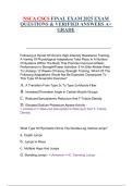 NSCA CSCS Final Exam&ndash;Certified Strength and Conditioning Specialist&ndash;Practice Questions Answers