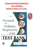 Neonatal and Pediatric Respiratory Care&colon; 6th Edition Test Bank