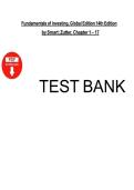Test Bank&colon; Fundamentals of Investing &lpar;14th Edition&rpar; &ndash; Smart&comma; Zutter