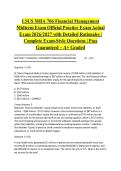 LSUS MHA 706 Financial Management Midterm Exam Official Practice Exam Actual Exam 2026&sol;2027 with Detailed Rationales &vert; Complete Exam-Style Questions &vert; Pass Guaranteed &ndash; A&plus; Graded&NewLine;&NewLine;