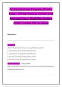 FE Electrical And Computer Practice &NewLine;Exam &ndash; 100 Questions & Answers Plus &NewLine;Rationales Latest Guidelines Updates &NewLine;2026&sol;27 Instant Pdf Download 