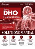 Solutions Manual for DHO Health Science&comma; 10th Student Edition &lpar;Simmers&comma; Simmers-Nartker&comma; Simmers-Kobelak & Morris&comma; 2025&rpar; &vert; All Chapters 1&ndash;24 Covered