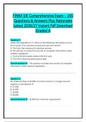 FINRA SIE Comprehensive Exam &ndash; 100 &NewLine;Questions & Answers Plus Rationales &NewLine;Latest 2026&sol;27 Instant Pdf Download &NewLine;Graded A