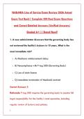 NAB EXAM 2026 - COMPLETE TEST BANK WITH 200 REAL EXAM QUESTIONS & VERIFIED ANSWERS&NewLine;