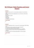 NU 518 Exam  Questions and Correct Answers university of south Alabama