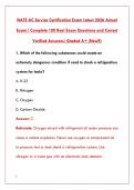 NATE AC SERVICE CERTIFICATION EXAM PREP&colon; 200 PRACTICE QUESTIONS & ANSWERS FOR GUARANTEED SUCCESS&excl;&NewLine;