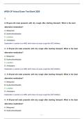 APEA 3P Actual Exam Test Bank 2026 &ndash; Advanced Practice Nursing 3P Comprehensive Practice Questions and Answers
