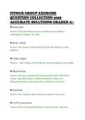 FITOUR GROUP EXERCISE&NewLine;QUESTION COLLECTION 2026&NewLine;ACCURATE SOLUTIONS GRADED A