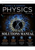 Solutions Manual for Physics&comma; 12th Edition &lpar;Cutnell&comma; Johnson&comma; Young & Stadler&comma; 2021&rpar; &vert; All Chapters 1&ndash;32 Covered