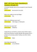 MAE 145 Final Exam Questions & Answers &lpar;Grade A&plus;&rpar;&period;docx&NewLine;&NewLine;