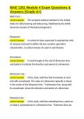 MAE 1351 Module 4 Exam Questions & Answers &lpar;Grade A&plus;&rpar;&period;docx&NewLine;&NewLine;