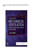 Test Bank for Pilbeam's Mechanical Ventilation 8th Edition by Cairo