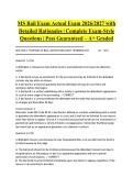 MS Bail Exam Actual Exam 2026&sol;2027 with Detailed Rationales &vert; Complete Exam-Style Questions &vert; Pass Guaranteed &ndash; A&plus; Graded&NewLine;&NewLine;