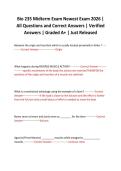Bio 235 Midterm Exam Newest Exam 2026 &vert; All Questions and Correct Answers &vert; Verified Answers &vert; Graded A&plus; &vert; Just Released